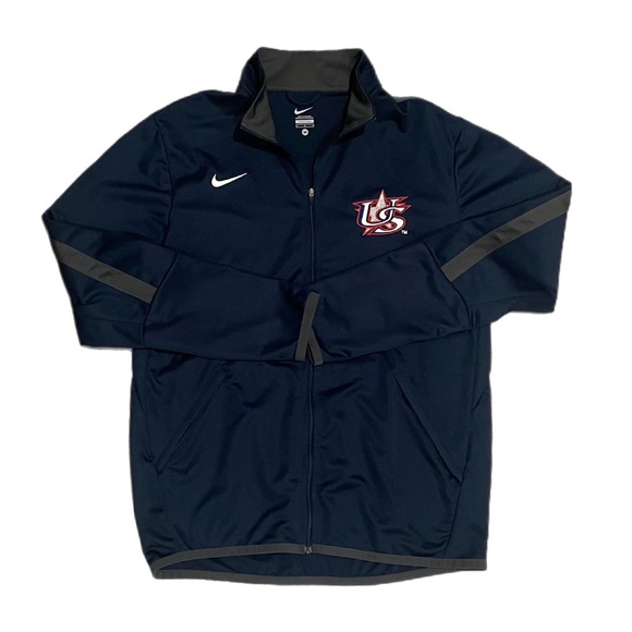 Used Nike USA Baseball Classic Quarter Zip Navy Size Medium - Picture 1 of 3